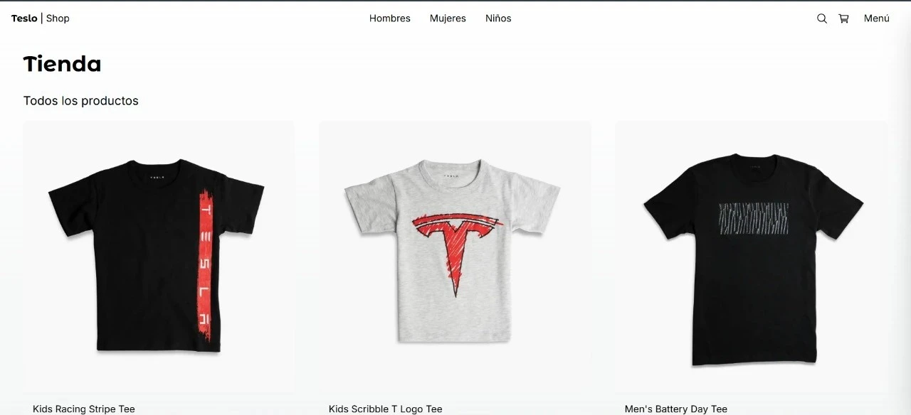 Creacion de un Ecommerce en Next.js